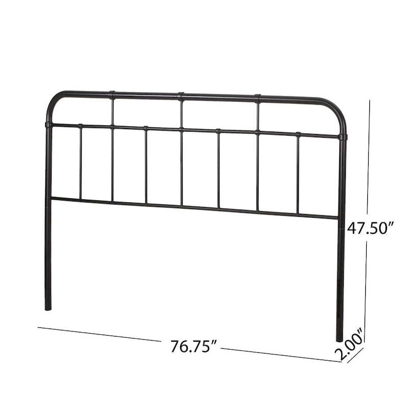 Crombie Industrial Iron Headboard by Christopher Knight Home