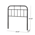 Crombie Industrial Iron Headboard by Christopher Knight Home