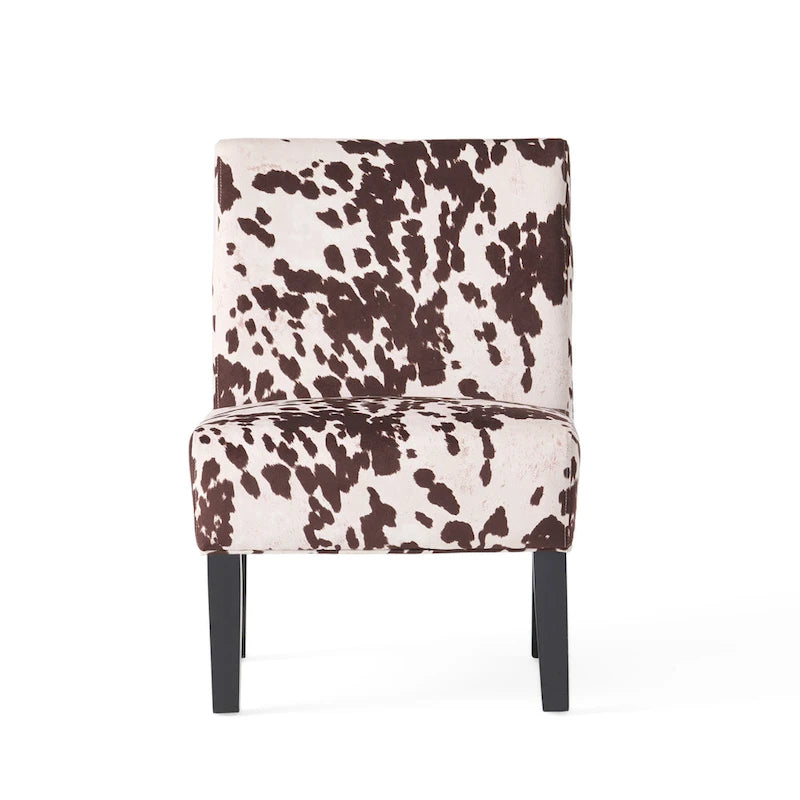 Saloon Contemporary Fabric Slipper Accent Chair (Set of 2) by Christopher Knight Home