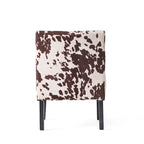 Saloon Contemporary Fabric Slipper Accent Chair (Set of 2) by Christopher Knight Home