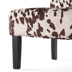 Saloon Contemporary Fabric Slipper Accent Chair (Set of 2) by Christopher Knight Home
