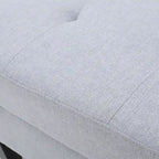 Zahra Tufted Fabric Storage Ottoman by Christopher Knight Home