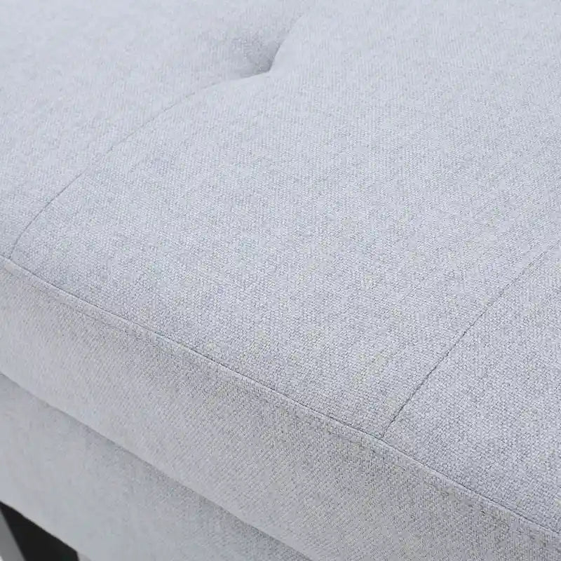 Zahra Tufted Fabric Storage Ottoman by Christopher Knight Home