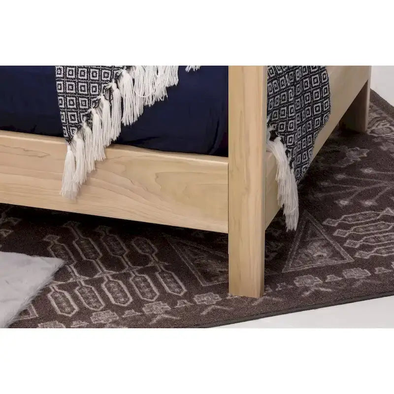 American Furniture Classics Model TWIN CANOPY Twin Size Canopy Bed with Raised Platform