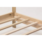 American Furniture Classics Model TWIN CANOPY Twin Size Canopy Bed with Raised Platform