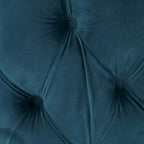 Zelfa Modern Glam Tufted Velvet Round Ottoman by Christopher Knight Home