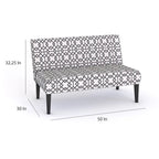 Christopher Knight Home Morton Geometric Pattern Fabric Loveseat