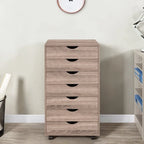 7-Drawer Office Storage Rolling File Cabinet , Mobile Desk Filing Drawer Unit with Swivel Casters, Craft Storage for Home,Office