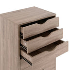 7-Drawer Office Storage Rolling File Cabinet , Mobile Desk Filing Drawer Unit with Swivel Casters, Craft Storage for Home,Office