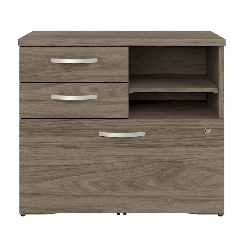 Hybrid Office Storage Cabinet with Drawers by Bush Business Furniture