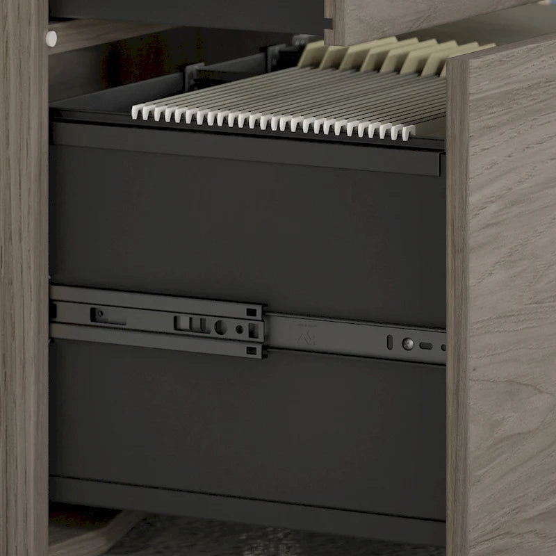 Hybrid Office Storage Cabinet with Drawers by Bush Business Furniture