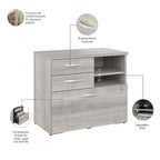 Hybrid Office Storage Cabinet with Drawers by Bush Business Furniture