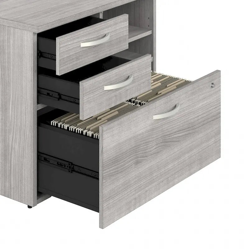 Hybrid Office Storage Cabinet with Drawers by Bush Business Furniture