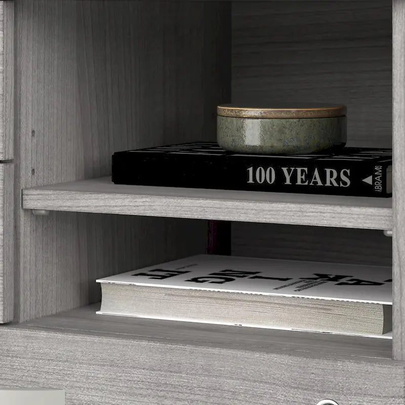 Hybrid Office Storage Cabinet with Drawers by Bush Business Furniture