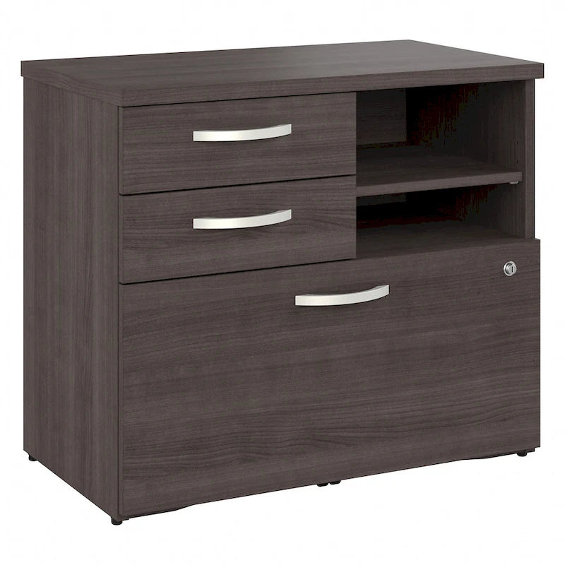 Hybrid Office Storage Cabinet with Drawers by Bush Business Furniture