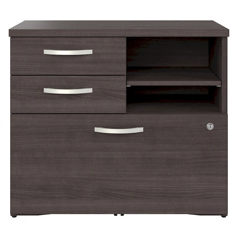 Hybrid Office Storage Cabinet with Drawers by Bush Business Furniture