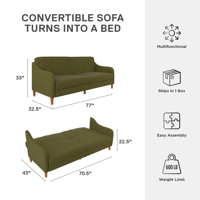 Avenue Greene Jayson Coil Futon