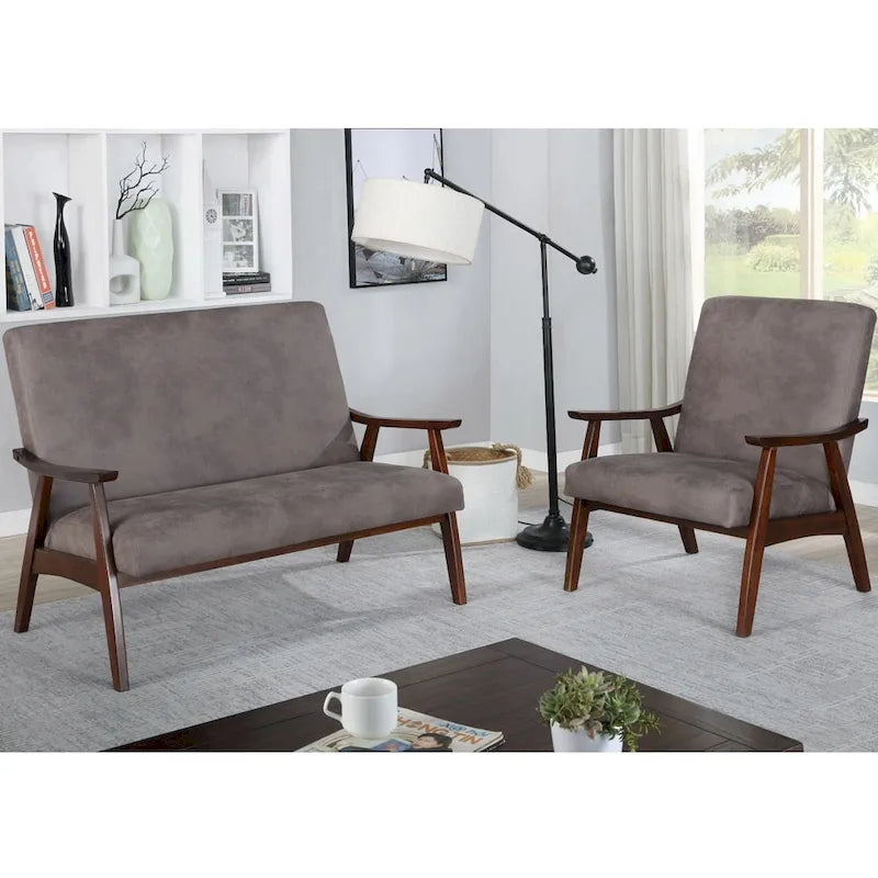 Balf Contemporary Faux Leather Loveseat Bench by Furniture of America