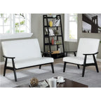 Balf Contemporary Faux Leather Loveseat Bench by Furniture of America