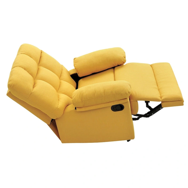 Cindy Fabric Upholstery Reclining Chair - 37L x 39W x 38H
