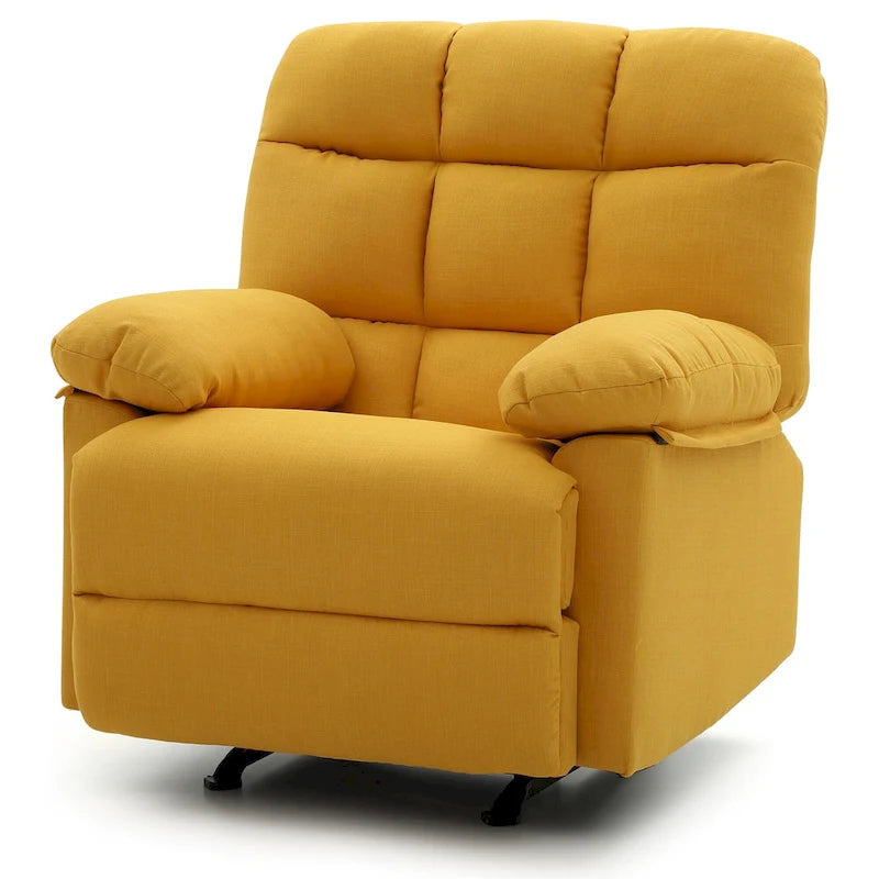 Cindy Fabric Upholstery Reclining Chair - 37L x 39W x 38H