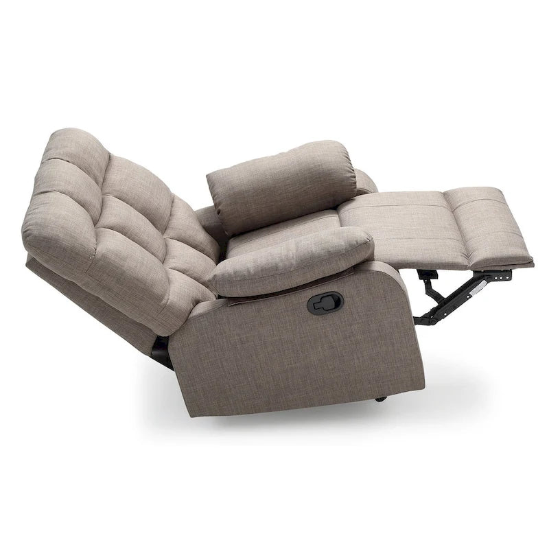 Cindy Fabric Upholstery Reclining Chair - 37L x 39W x 38H