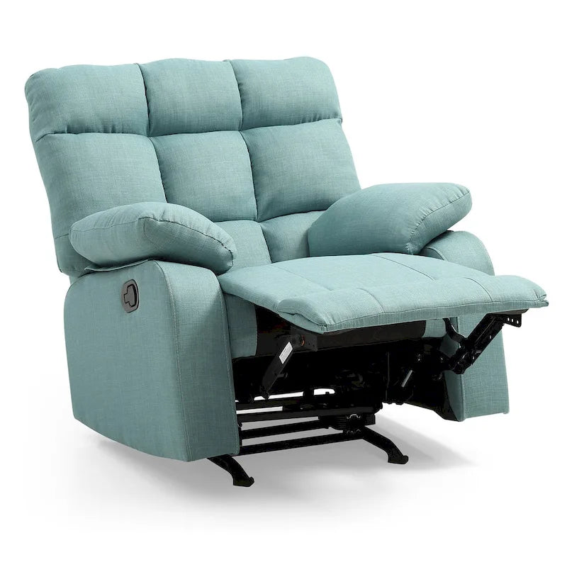 Cindy Fabric Upholstery Reclining Chair - 37L x 39W x 38H