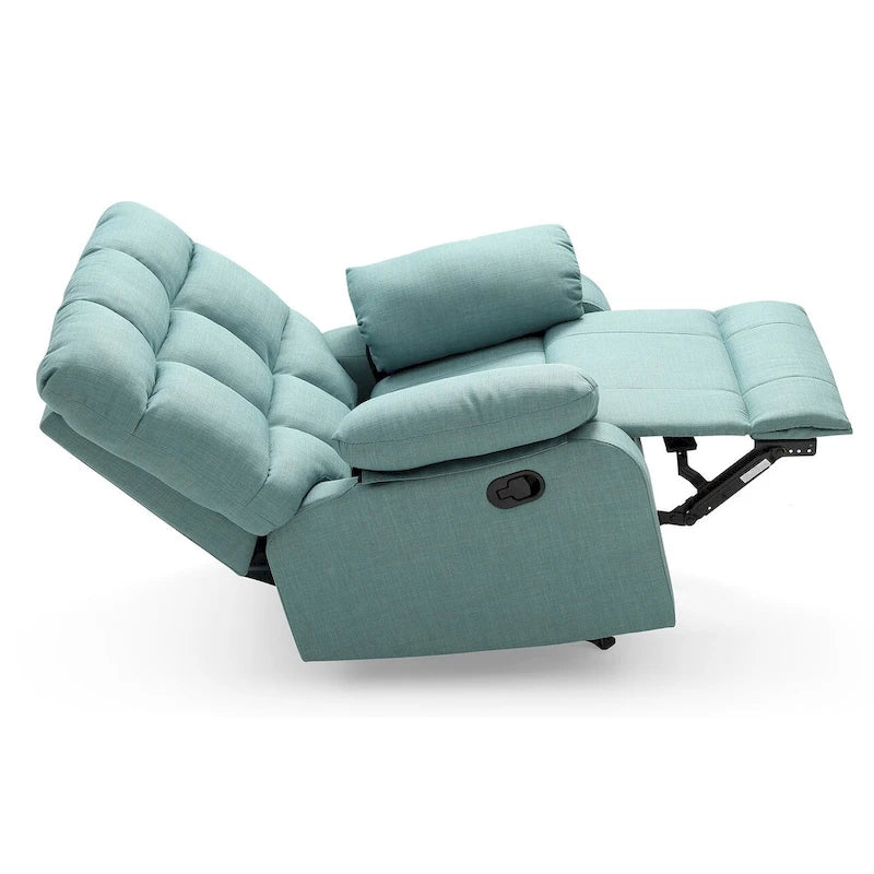 Cindy Fabric Upholstery Reclining Chair - 37L x 39W x 38H