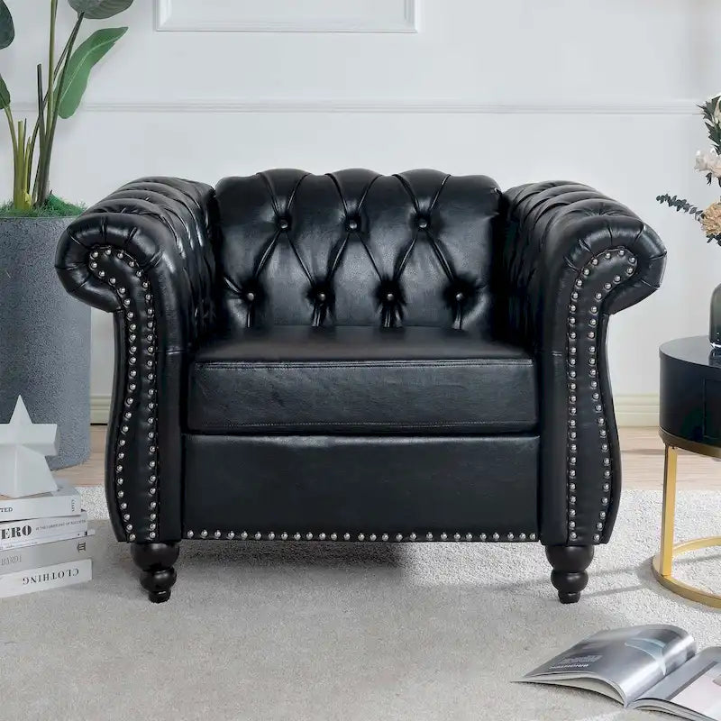 Comfortable Sofa For Living Room,with tight pleated rolled arms