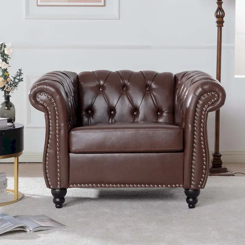 Comfortable Sofa For Living Room,with tight pleated rolled arms