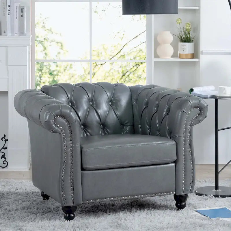 Comfortable Sofa For Living Room,with tight pleated rolled arms