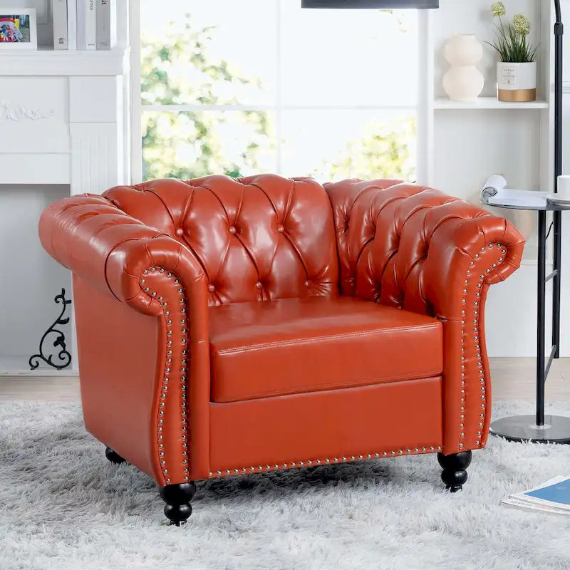 Comfortable Sofa For Living Room,with tight pleated rolled arms