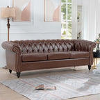 Comfortable Sofa For Living Room,with tight pleated rolled arms