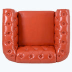 Comfortable Sofa For Living Room,with tight pleated rolled arms