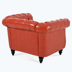 Comfortable Sofa For Living Room,with tight pleated rolled arms