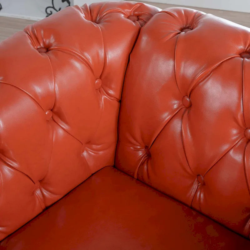 Comfortable Sofa For Living Room,with tight pleated rolled arms