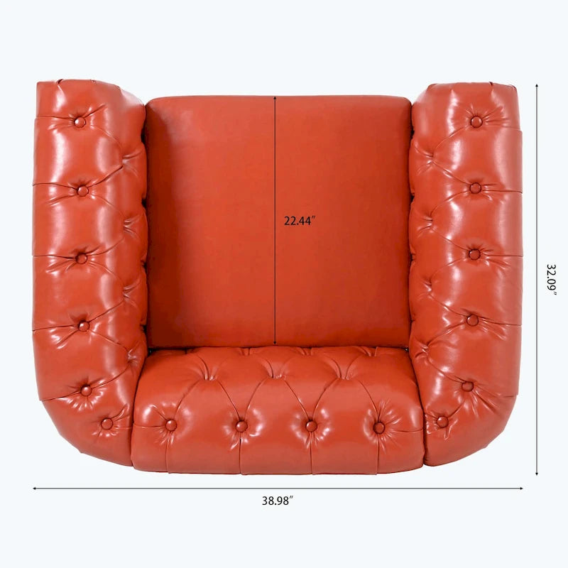 Comfortable Sofa For Living Room,with tight pleated rolled arms