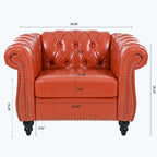 Comfortable Sofa For Living Room,with tight pleated rolled arms