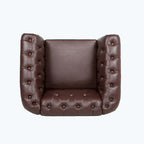 Comfortable Sofa For Living Room,with tight pleated rolled arms