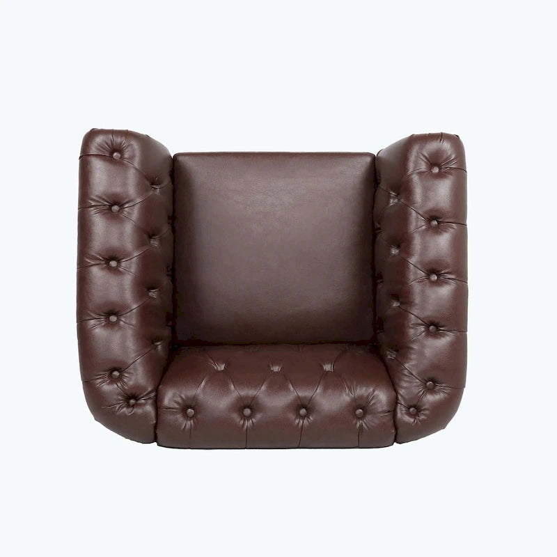 Comfortable Sofa For Living Room,with tight pleated rolled arms