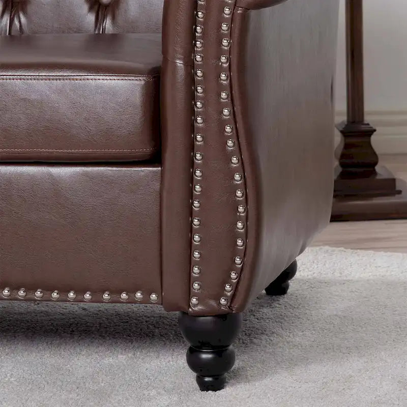 Comfortable Sofa For Living Room,with tight pleated rolled arms