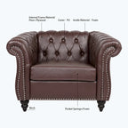 Comfortable Sofa For Living Room,with tight pleated rolled arms