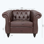 Comfortable Sofa For Living Room,with tight pleated rolled arms