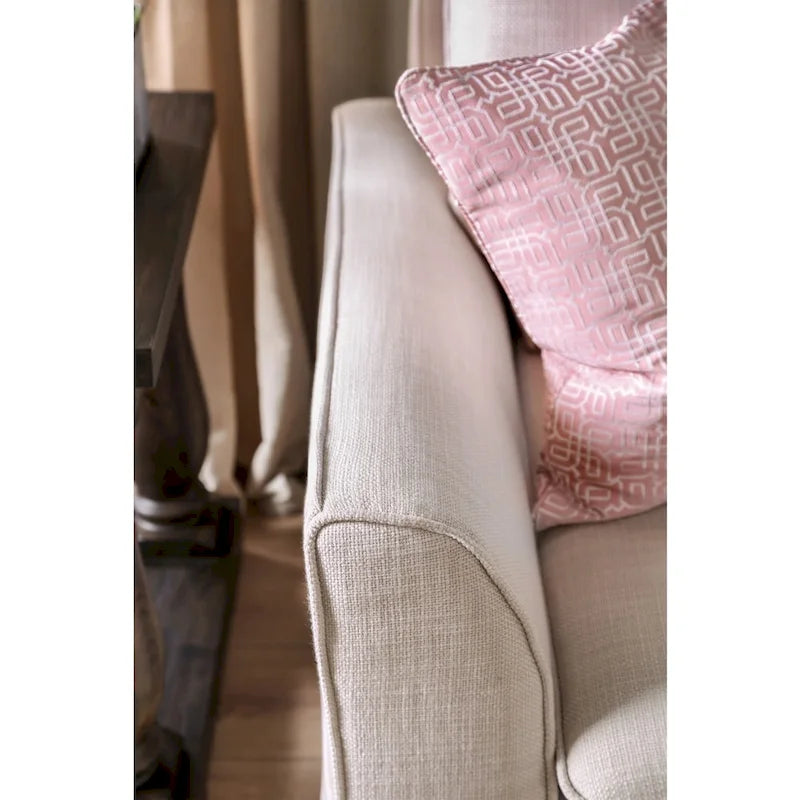 Nis Casual Fabric Upholstered Slipcovered Sofa by Furniture of America