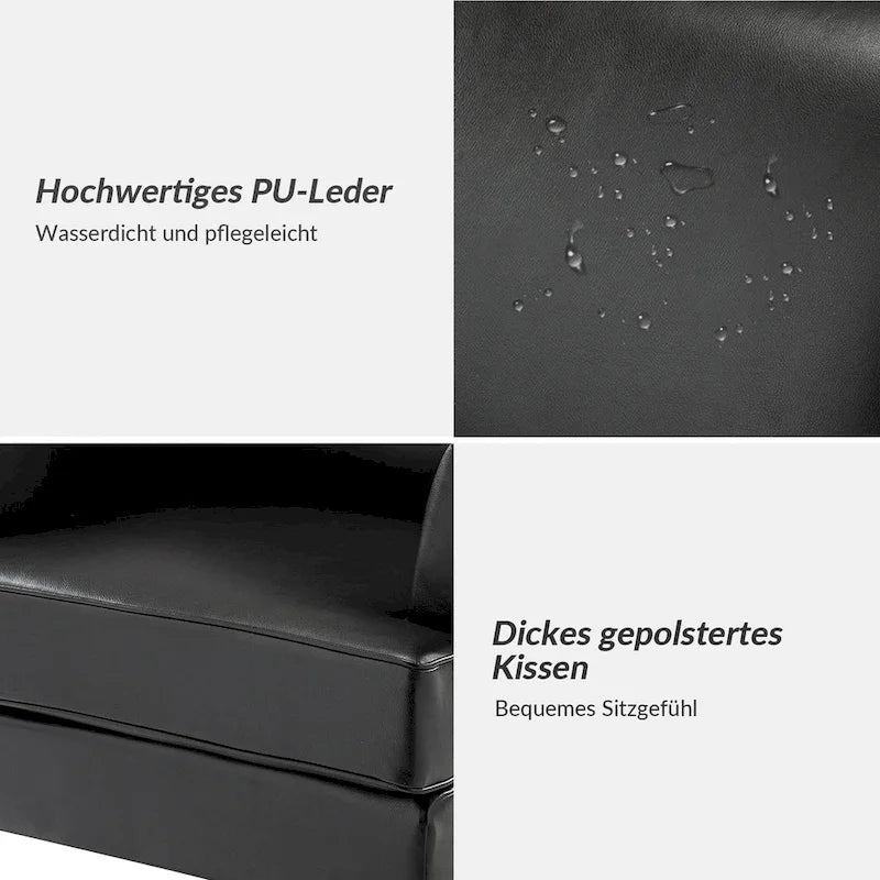 Nileus Contemporary and Classic Polyester Accent Chair with Solid Wooden Legs by HULALA HOME