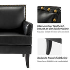 Nileus Contemporary and Classic Polyester Accent Chair with Solid Wooden Legs by HULALA HOME
