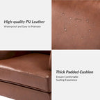 Nileus Contemporary and Classic Polyester Accent Chair with Solid Wooden Legs by HULALA HOME