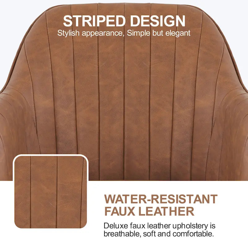 Yaheetech Desk Chair Height-Adjustable Swivel Computer Chair