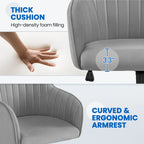 Yaheetech Desk Chair Height-Adjustable Swivel Computer Chair