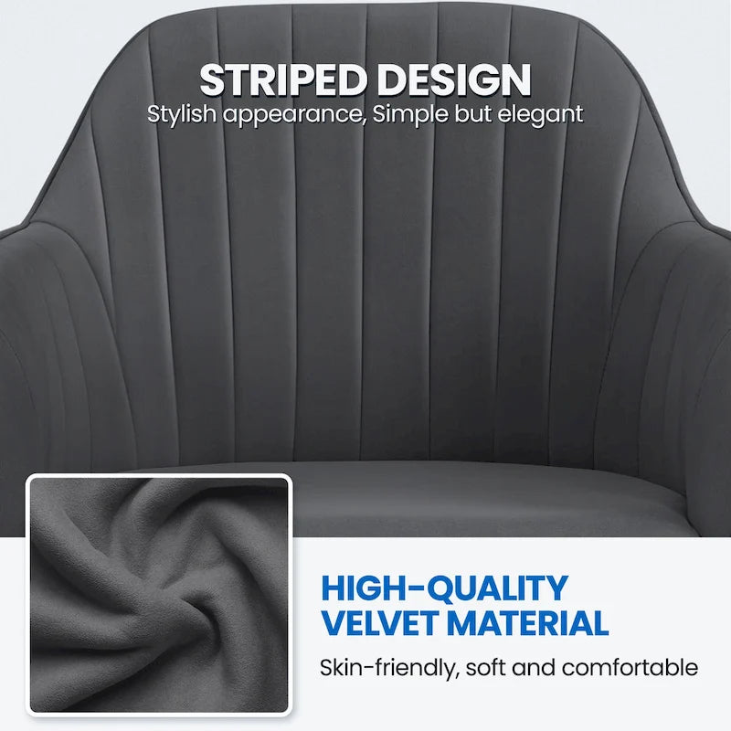 Yaheetech Desk Chair Height-Adjustable Swivel Computer Chair